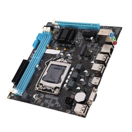 Annadue Micro ATX Motherboard for LGA1155 Socket with DDR3 RAM, M.2 NVMe NGFF, 3 Phase Power Supply, VGA HD Output