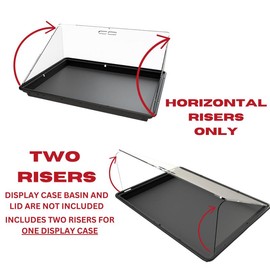 Zion Cases Display Case - Size: Horizontal Risers Only