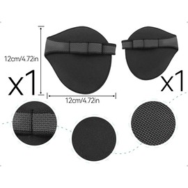 AOYEGIC Grip Pads, Grip Pads for Bodybuilding, Non-Slip Gym Gloves, Fitness Gloves for Men and Women for Pull-Ups, Deadlifts, Bench Press