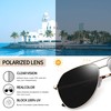 Joopin Black Polarized Sunglasses for Men Women Aviation Mens Sunglasses