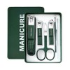 6-piece set of nail clippers that don't stick to the tree, green, 1 set / 트리에 튀지않는 손톱깎이 6종 세트, 그린, 1세트