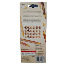 Crayola - Colors of the World Bundle - 24 Crayons + 24 Pencil Crayons + 48 pg Coloring Book - Great for kids of all ages.