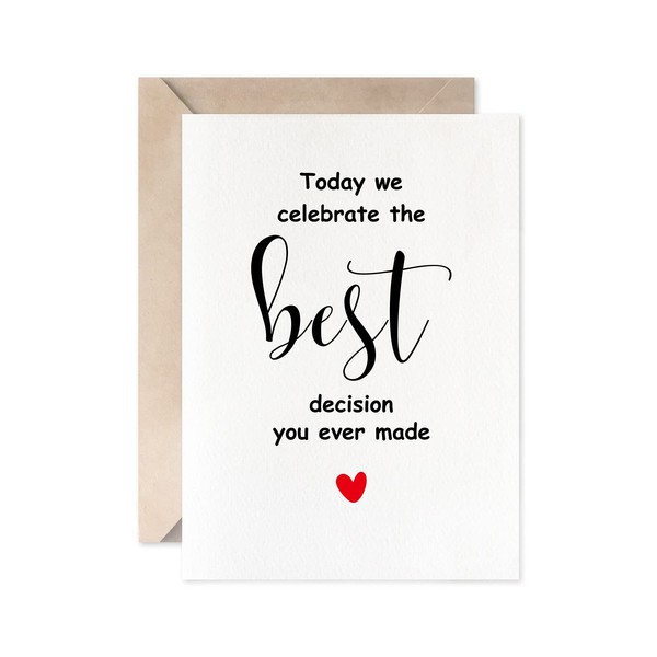 Still The Best Decision I Ever Made Card, Romantic Anniversary Card For Wife Or Husband, Valentines Day Card For Him Or Her