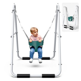 Hapfan Toddler Swing Seat Baby Swing Outdoor Indoor with Bucket Seat for Kids Aged 1-3