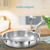 Hawkins Pro 26 cm Frying Pan, Triply Stainless Steel Fry