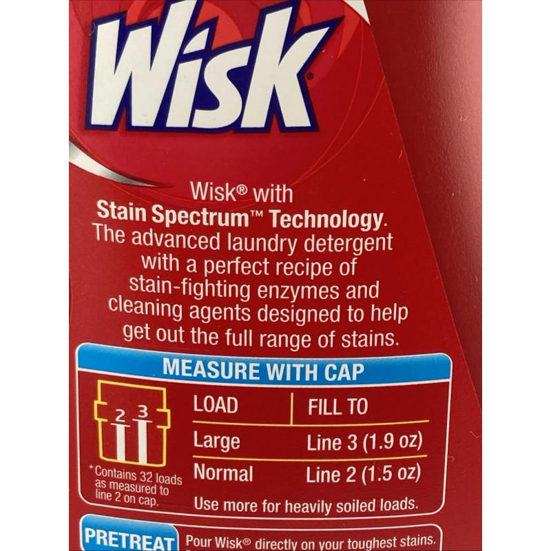 Wisk 1) Wisk Deep Clean Stain Spectrum Liquid Laundry Detergent