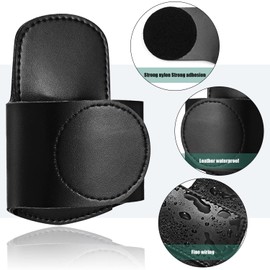 Powerful PU Leather Stethoscope Holder Belt Clip Universal Fit for Nurse Cardiologist Doctor Paramedics Emts