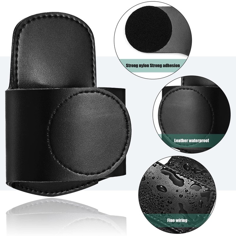 Powerful PU Leather Stethoscope Holder Belt Clip Universal Fit for