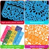 Norbiariz 6 pcs Mexican Table Runners 31.5 x 11.8 Inch
