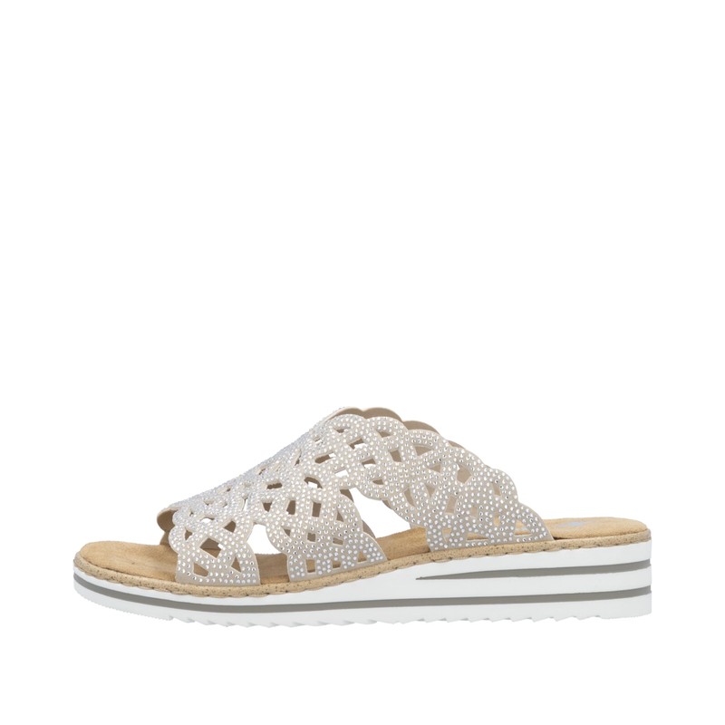 Rieker Women's V0689 Mules, beige, 38 EU