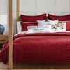 Levtex Home - Cross Stitch Velvet Red Quilt Set -