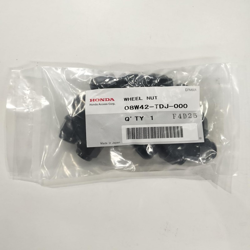 HONDA S660 [JW5] Wheel Nut for Aluminum Wheels [Black] [08W42-TDJ-000]