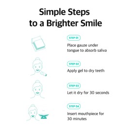 Live Orals PureDia Teeth Whitening Kit - Gel & Mouthpiece Set, Hydrogen Peroxide, Dentist Formulated for Sensitive Teeth, 28 Treatments.