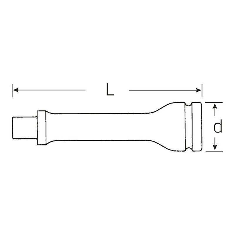 Stabilay 1/2SQ Impact Extension 509/10IMP