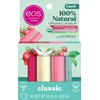 eos 100 Natural Organic Lip Balm Sticks- Strawberry Sorbet, Vanilla