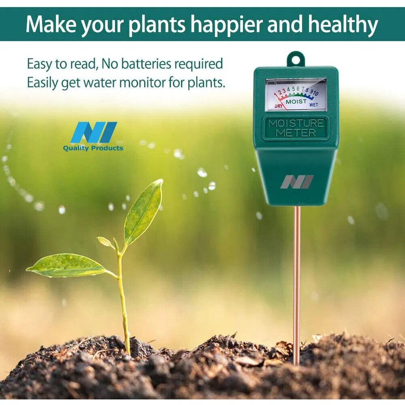 N1 Moisture Meter, Plant Soil Moisture Meter Indoor & Outdoor,