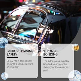 Windshield Crack Repair Kit,2025 Glass Cracks Gone Repair Kit,Quick Fix Windshield & Glass Repair Tools,Premium Car Windshield Crack Repair Fluid Automotive Windscreen Tool-2pcs