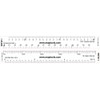Map Ruler for 1:25,000 Scale Maps. LAT/Lon, Miles, Kilometers