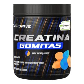 Gomitas de Creatina 30 Servicios Sabor Naranja y Moras Sin Gluten                                                                                     