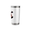 Cool Snowboarding Armadillo Wearing Goggles Stainless Steel Insulated Tumbler