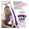 Bioherb Zinc Y Magnesio + Melatonina 180 Cápsulas 500mg Cu