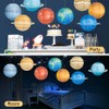 GIDWRIY Pack of 8 Paper Lanterns Planets for Hanging, Lampshade