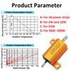 ETOPARS 2 Pcs 10W 100 Ohm 5% Aluminium Casing Wirewound