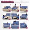 PAULATO BY GA.I.CO. Recliner Loveseat Cover - 2 Seater Recliner