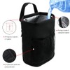 Qichebox Car Trash Can Reusable Waterproof Vehicle Garbage Bin Car
