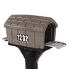 Dig-Free Easy Up Home Mailbox, Graystone/Black, Made in The USA