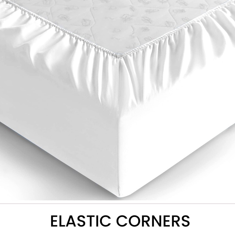 Hafaa Single Fitted Sheet – Easy Care 25 cm Deep