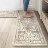 Collive Boho Kitchen Mats for Floor 2 Piece, Cushioned Anti
