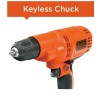 BLACK+DECKER Black & Decker DR260C Powerful Drill/Driver Kit with 6'