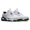 FootJoy Men's Tour Alpha Golf Shoe, White/Navy/Lime, 10