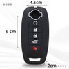 Genérico Funda de Silicona para Llave de Coche Nissan Versa