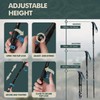 GPTCAMP Hiking Sticks,2PC Trekking Poles Collapsible Hiking Poles,Lightweight Folding Adjustable