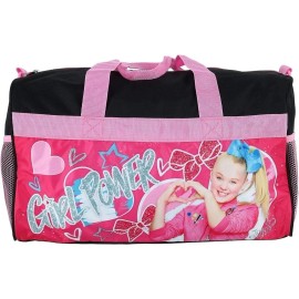 Ruz Jojo Siwa Girl's 18 inches Carry-On Duffel Bag Dance Fun Print