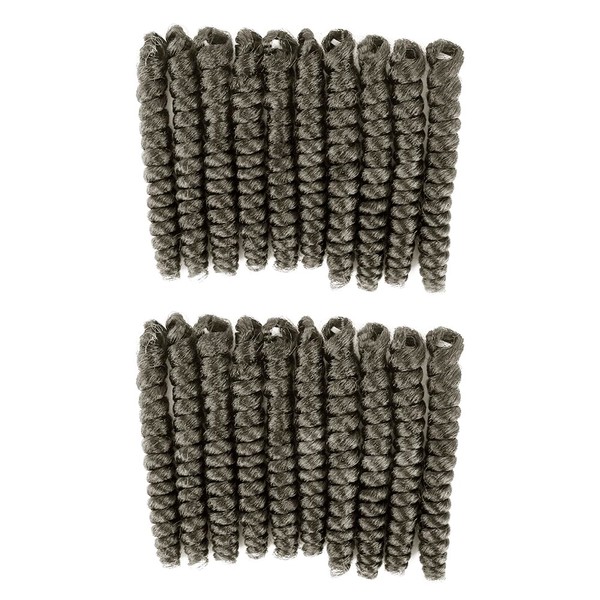 PHOCAS 20'' 3Packs Short Curly Crochet Hair for Black Women