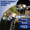 Poppstar Pack of 5 Double Wire Hose Clamps W1 Galvanised