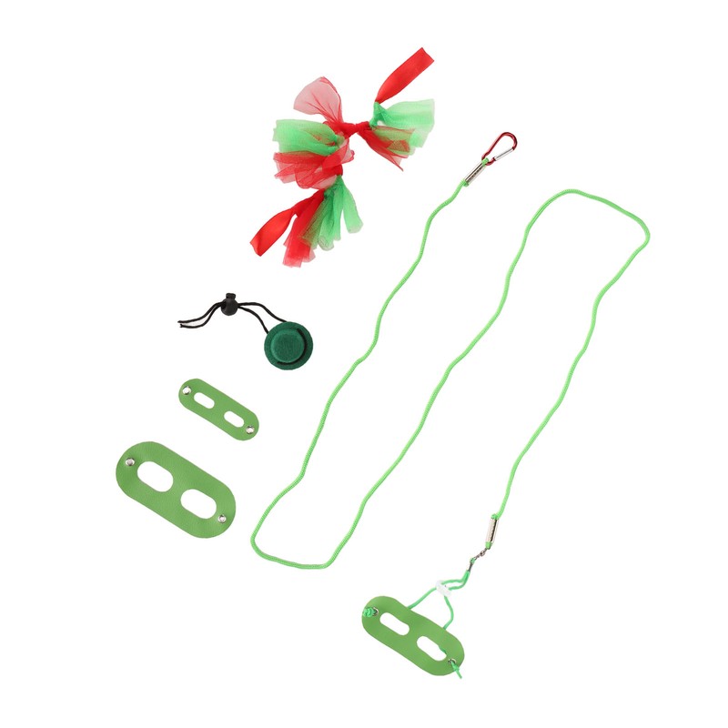Reptile Pet Leash Kit Christmas Reptile Harness with Skirts Hat