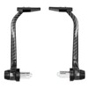 Motorcycle Handlebar Guard Carbon Fiber Style Aluminium Alloy Universal 22mm/0.87inBlack