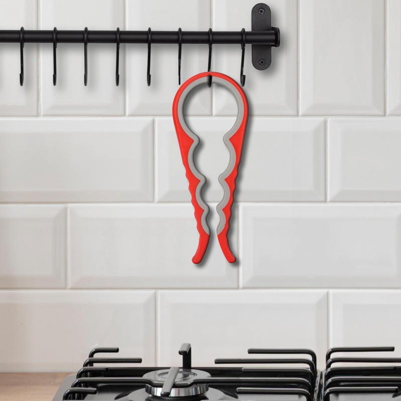 PRIMES 4 in 1 jar Opener, Easy Grip Multi-Opener Multifunctional