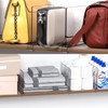 Clear Acrylic Shelf Dividers for Closet Organization - 2 Pack