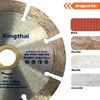 Kingthai 9 Inch Wet Dry Segmented Cutting Concrete Diamond Saw