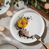Tivcck 10 inch White Dinner Plates Set of 6, Ceramic
