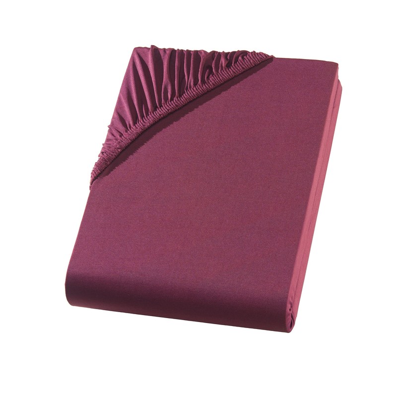 Hometex Premium Textiles Fitted Sheet 90-100 x 200 cm, Jersey