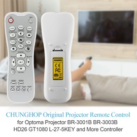 Remote Control for Optoma Projector HD26 GT1080 GT1070X HD141X DH1008 HD37 HDF536 HDF537ST HD200D EH200ST (with Backlignt)