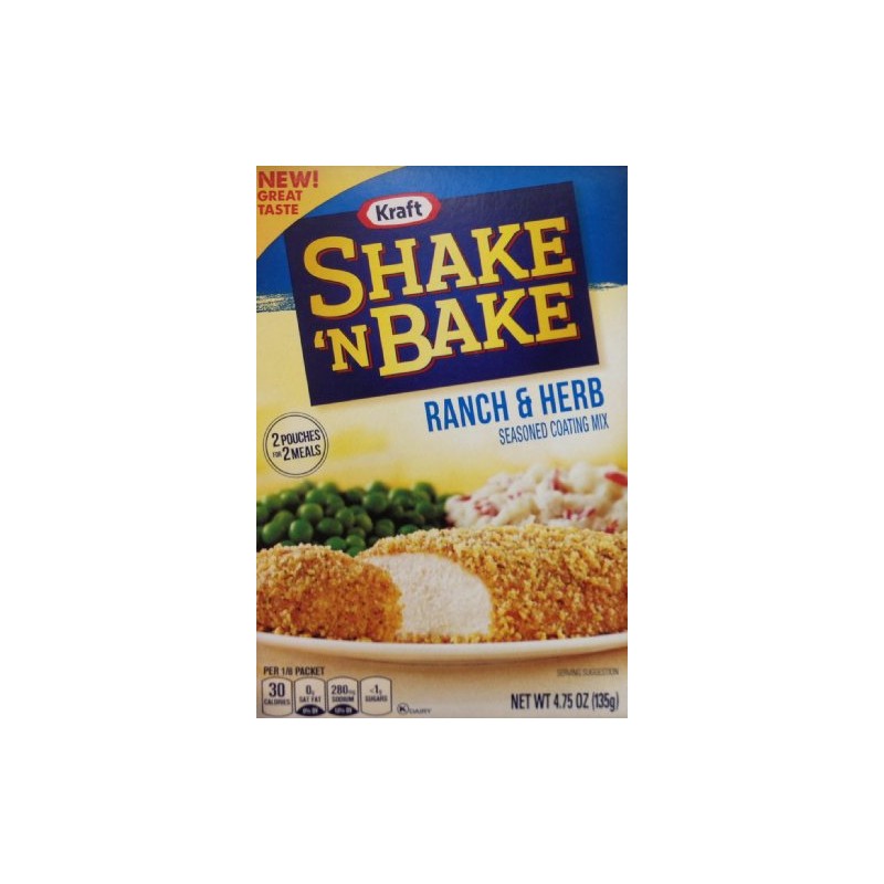 Shake 'N Bake RANCH & HERB Seasoned Coating Mix 4.75oz