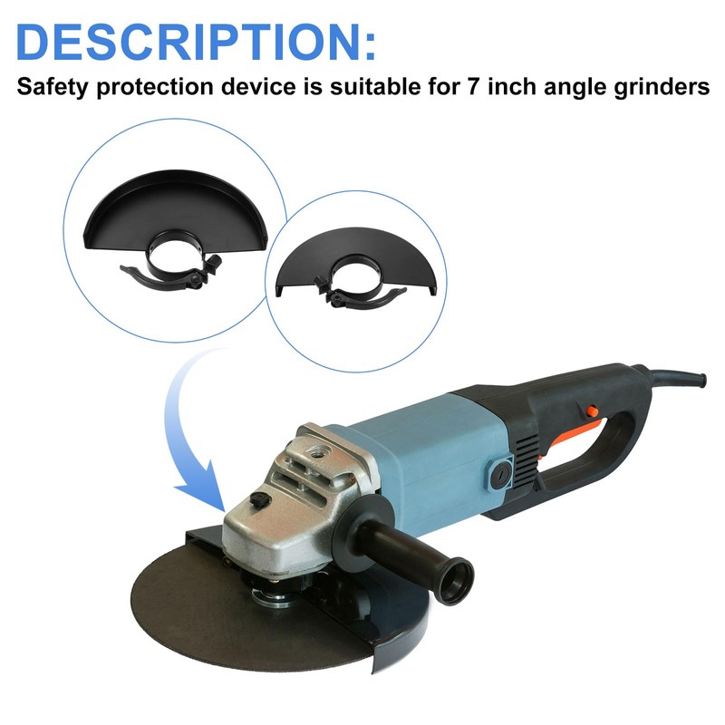 uxcell Grinder Guard 7" 200mm Dia Metal Adjustable Angle Grinder