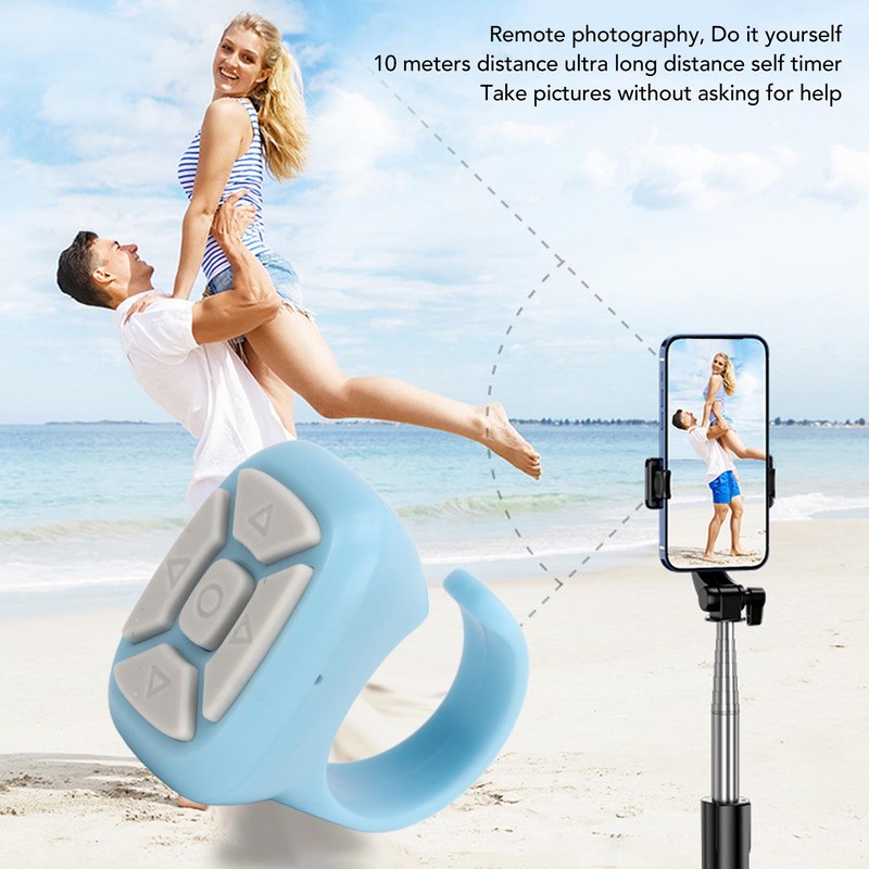 Remote Control Ring Cell Phone Bluetooth Remote Control Camera Shutter